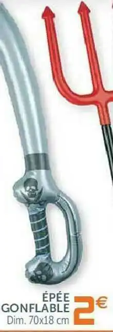 Gifi épée Gonflable offre