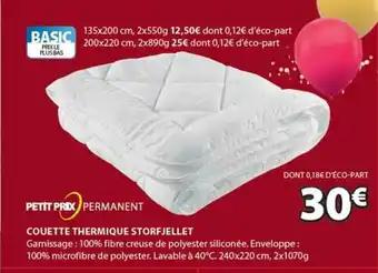 JYSK Couette Thermique Storfjellet offre