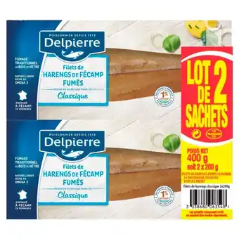 Auchan Filets De Harengs Fumés Delpierre offre
