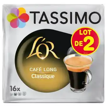 Auchan Café Dosettes Tassimo L'or offre