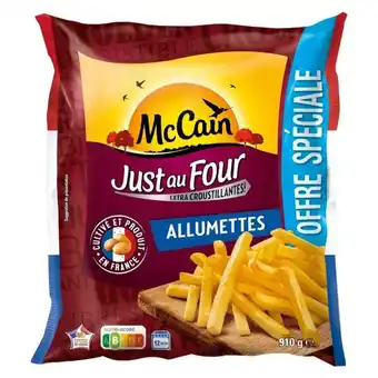 Auchan Frites Just Au Four Allumette Surgelées Mc Cain offre