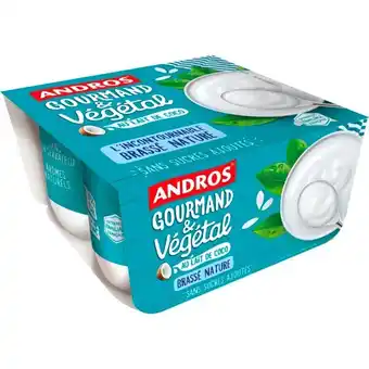 Auchan 68% De Remise Immédiate Sur Le 2Ème Au Choix Sur La Gamme Végétale Andros offre