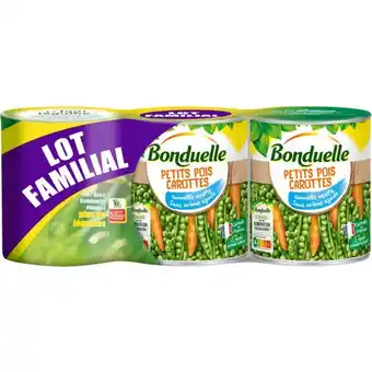 Auchan Petits Pois Carottes Bonduelle offre