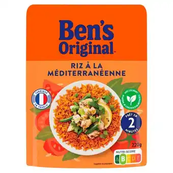 Auchan Riz Micro-Ondes Express À La Méditerranéenne Ben's Original offre