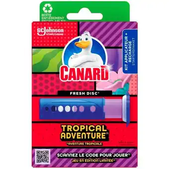 Auchan Nettoyant Wc Fresh Disc Aventure Tropicale Canard offre