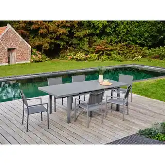 Auchan Salon De Jardin 6 Personnes Gardenstar offre