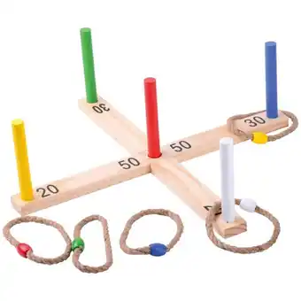 Auchan Jeu De Lancer En Bois One Two Fun offre