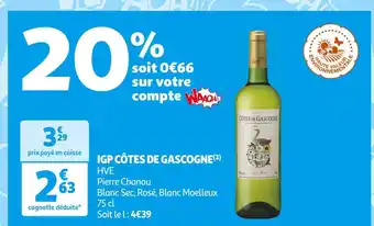 Pierre Chanau IGP CÔTES DE GASCOGNE