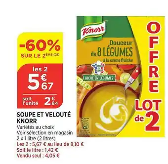 Soupe Et Velouté Knorr