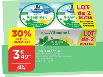 Maximarché Thon Petit Navire offre