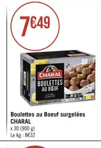 Casino Supermarchés Boulettes au Boeuf surgelées offre