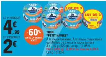 E.Leclerc THON "PETIT NAVIRE" offre