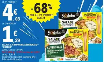 E.Leclerc SALADE & COMPAGNIE AUVERGNATE (3) "SODEBO" offre