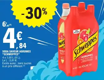 E.Leclerc SODA SAVEUR AGRUMES "SCHWEPPES" offre