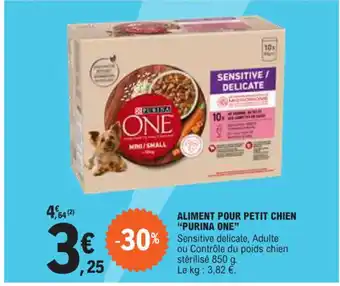 E.Leclerc ALIMENT POUR PETIT CHIEN "PURINA ONE" offre