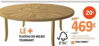 E.Leclerc Jardi TABLE RONDE(2) offre