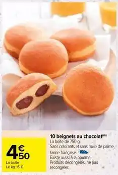 Carrefour Beignets offre