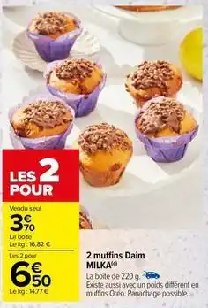 Carrefour Muffins offre