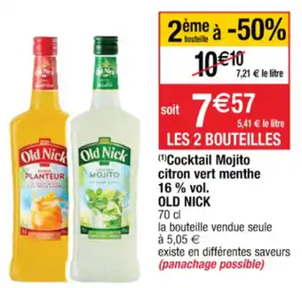 Cora x Carrefour Cocktail mojito citron vert menthe offre