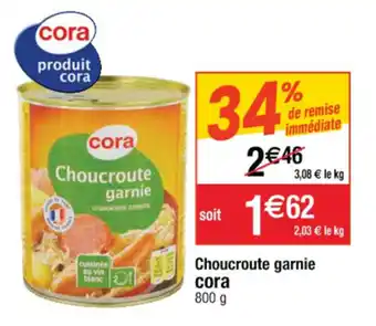 Cora x Carrefour Choucroute garnie cora offre