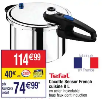 Cora x Carrefour Cocotte sensor french cuisine 8 L offre