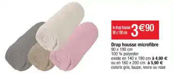 Drap housse microfibre