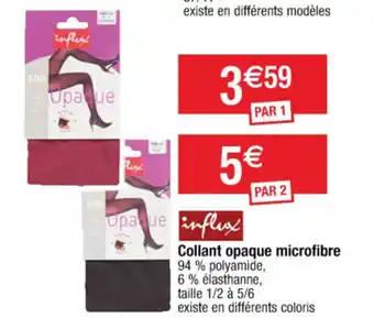 Cora x Carrefour Collant opaque microfibre offre