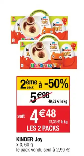 Cora x Carrefour KINDER joy offre