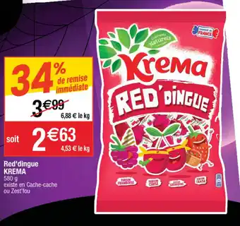 Cora x Carrefour Red'dingue KREMA offre