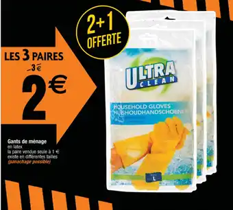 Gants de ménage