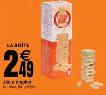 Cora x Carrefour Jeu à empiler offre
