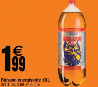 Cora x Carrefour Boisson énergisante XXL offre
