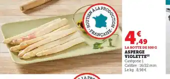 Hyper U ASPERGE VIOLETTE(2) offre