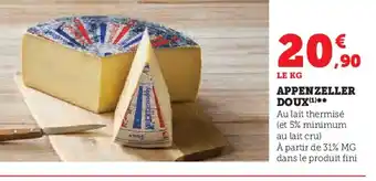 Hyper U APPENZELLER DOUX offre