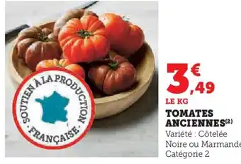 Hyper U TOMATES ANCIENNES offre