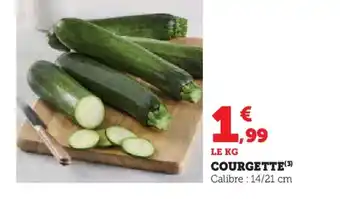 Hyper U COURGETTE offre