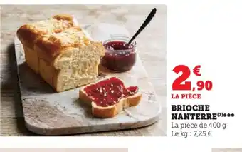 Hyper U BRIOCHE NANTERRE offre