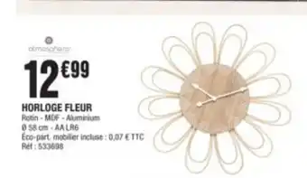 La Foir'Fouille HORLOGE FLEUR offre