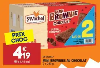 ALDI Mini brownies au chocolat offre