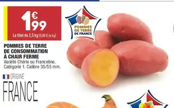 ALDI Pommes de terre de consommation à chair ferme offre