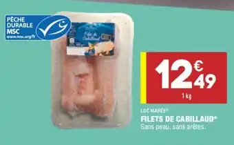 ALDI Filets de cabillaud offre