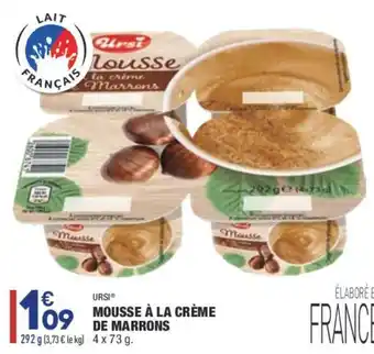 ALDI Mousse à la crème de marrons offre