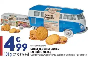 ALDI Galettes bretonnes en boîte métal offre