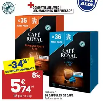 36 Capsules de café