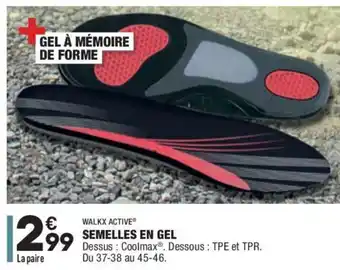 ALDI Semelles en gel offre