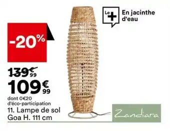 Lampe de sol Goa H. 111 cm