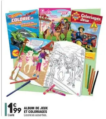 Album de jeux et coloriages