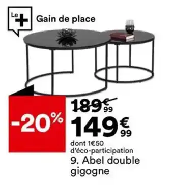 Abel double gigogne