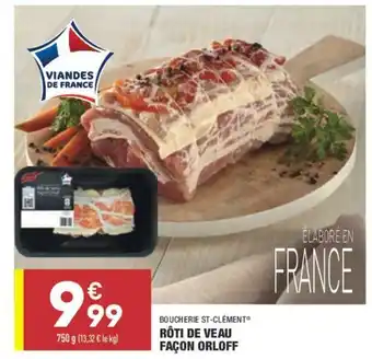 ALDI Rôti de veau façon orloff offre