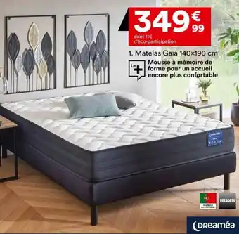 BUT Matelas Gaïa 140x190 cm offre